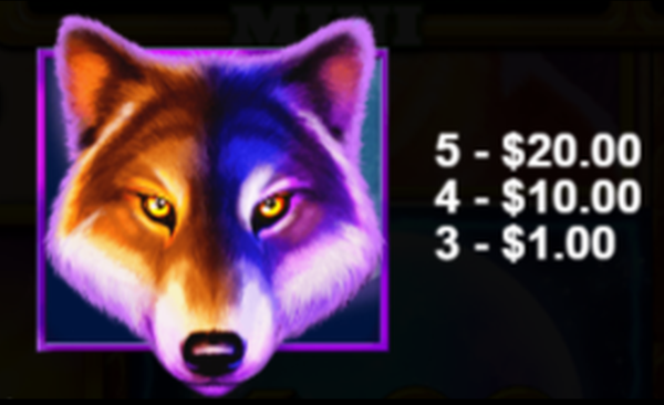 wild Wolf Gold(ウルフゴールド)ワイルドシンボル
